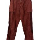 Anthropologie  Marlena Linen Crochet Crop Pants Photo 2