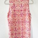 Joie  Alena Silk Tank Top Ikat Sleeveless Top Photo 2