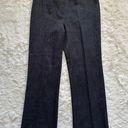 Lafayette 148 New York Pants Straight Leg Trouser Wool Blend Black Petite 10 Photo 0