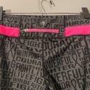 Ideology  Gray & Pink Breast Cancer Capri Athletic Workout Leggings Women Sz S Photo 2