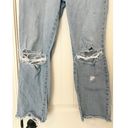 Rolla's Rolla’s Original Straight Light Wash High Rise Distressed Denim Jeans Photo 5