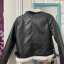 Ambiance Apparel Sherpa Lined Leather Jacket Photo 2