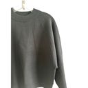 The Row All: Women's Small Long Sleeve Mock Neck Solid Black Pullover Sweater Photo 4