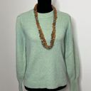 Treasure & Bond  size XS green puff sleeve sweater Photo 7