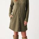 Faherty  Legend Sweater Dress Olive Melange Twill Size Extra Small XS Photo 12