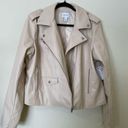 Nine West NWT  Faux‎ Leather Motorcycle Jacket - XXL Photo 1