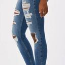 Hollister Curvy Hight Rise Super Skinny Ripped Jeans Soft Stretch Photo 2