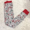 Munki Munki Peanuts Snoopy Christmas Pajama Pants Leggings Grey medium Photo 0