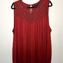 Lane Bryant  Maroon/red women's sleeveless maxi dress Size 22/24 Photo 2