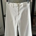 ZARA  The Marine Straight White High Rise Wide Leg Jeans Women’s 6 Bloggers Fave Photo 4