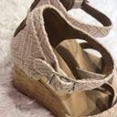 Toms Tom’s Sienna Cork Strappy Wedges Tan Nude 7.5 Photo 1