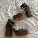 House of Harlow Green Closed Toe Heels Photo 0