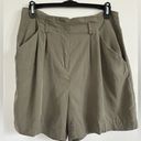 White House | Black Market  Olive Green Trouser Shorts Size 6 Photo 2