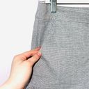 The Loft  Light Gray Mid-rise Ruffle Hem Side Zip Fabric Shorts Photo 2