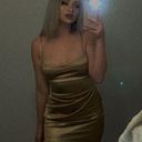 Lucy in the Sky Champagne Mini Dress Photo 4