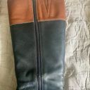 Bandolino  Two Toned Boots in Black and Brown Photo 3