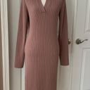 Vince Ribbed Polo Wool-Cashmere Blend Bodycon Dress Photo 6