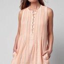 Faherty  Isha Dress in Sepia Neutral Stripe Photo 0