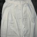 Abercrombie & Fitch Abercrombie Linen-Blend Tailored Wide Leg Pant in White Photo 8