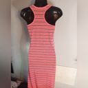 Zenana Outfitters  long pink striped dress Photo 1