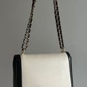 JustFab Black & White Chain Purse Photo 3