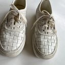 Vans  Platform Checkered White Women Size 7 Mens Size 5.5 Leather Skate Sneakers Photo 1