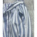 HYFVE HYFYVE White & Blue Striped High Waisted Casual Pants Photo 8