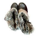 Candie's Candie’s NEW Black w Faux Fur Trim Mid-Calf Snap Down Ankle Boots Wm 7.5 Photo 8