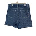 Bill Blass Vintage  Pinstripe High Waisted Shorts Size 8 Photo 3