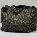 Baggallini  Black Brown Animal Print Large Weekender Shoulder Bag Pockets Travel Photo 2