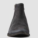 ALLSAINTS  Yuree Mid Double Zip Distressed Suede Boot Bootie in Dark Gray sz:38/8 Photo 1