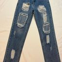 Nasty Gal Distressed High Waisted Mom Jeans Photo 2