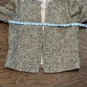 Brooks Brothers  Woven in Italy Silver/Black/Grey Wool Tweed Blazer Size 4 Photo 7