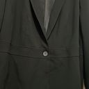 Talbots  Blazer Jacket Womens Size 18W Black Rayon Fabric Knit In Italy Photo 5