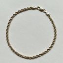 Tehrani Jewelry 14K Real Gold Rope chain Bracelet | Birthday gift | Woman Bracelet | men's bracelets | women's bracelet | Gold Rope  Bracelet | Photo 0