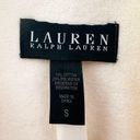 Lauren Ralph Lauren Cream Vanilla Luxury Embrodiered Crest Pocket NWT Robe Small Photo 6