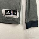 Adidas  Heathered Gray Golden State Warriors Long Sleeve Top Small Photo 2