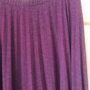 Coldwater Creek Vintage  burgundy pleated knit maxi skirt size XL Photo 67