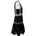  Rajani Black Burnout Fit and Flare Sleeveless Mini Alexis Dress Photo 5