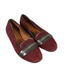 Rebecca Minkoff  Maroon Suede Zippered Detail Flats Women SZ 7 Photo 0