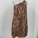 Alexis  Admor Gold Brown Sequin Cocktail Dress New with tags Size Medium Photo 2