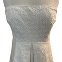 Tracy Reese  Fit & Flair Stapless Dress Ivory Textured Fabric Lined Womens 4 Photo 3