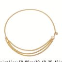 Golden Plated Tassel Belt Chain Elegant Alloy‎ Accessory Versatile Style Gold Photo 1