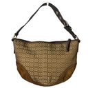 Coach  Brown Signature Canvas Hobo Shoulder Bag Photo 1