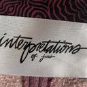 Interpretations of JMS Sweatshirt Jacket Appliques Embroidery Mauve Purple L Size L Photo 8