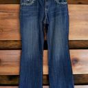 INC  Womens Jeans Sz 4 Bling Pockets Bedazzled Denim Flare Sequined Curvy Fit Photo 0