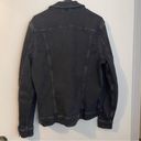 All Saints Black Denim Jacket in Size Larger Photo 5