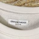 Grayson Threads cotton graphic Lucky rainbow white sweatshirt Size Medium Photo 9