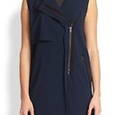 Vince  Laser Cut Navy Trench Vest - Worn on TV! Photo 2