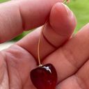 🍒 Red cherry gorgeous drop earrings New gift girlfriend wife mom daughter Photo 2